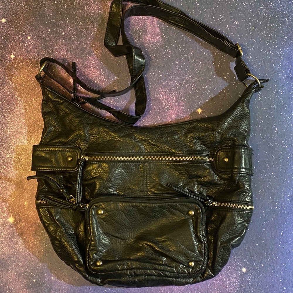 Candies Soft Faux Leather Shoulder bag